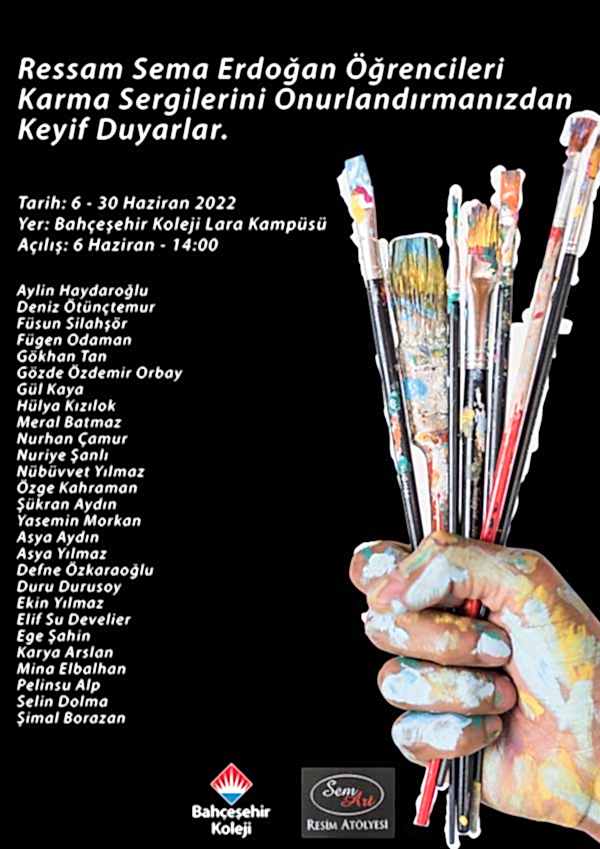 Atölye Sergileri – 6-30 Haziran 2022 Karma Sergisi-Kapak